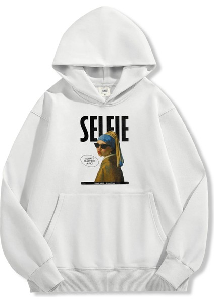 Unisex Sweatshirt Oversize Hoodie Selfie Girl