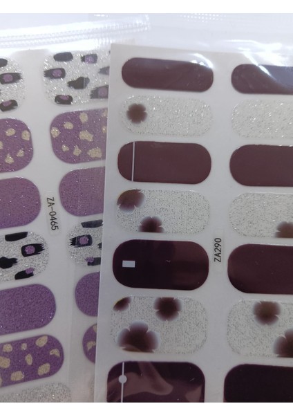 Kendinden Yapışkanlı Nail Sticker 2 Paket Tırnak Stickeri Takma Yapışkanlı Oje fiyatları