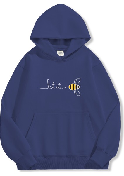 Unisex Sweatshirt Oversize Hoodie Let It Bee fiyatları