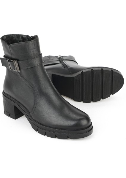 , Kadın Hakiki Deri Bot 1531022Z7694 Siyah fırsatları