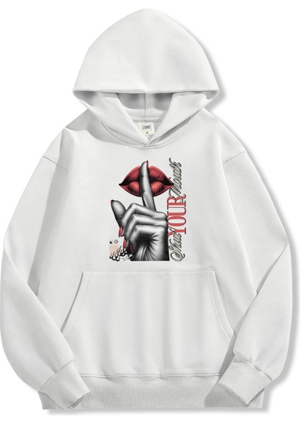 Unisex Sweatshirt Oversize Hoodie Silence Your Doubt