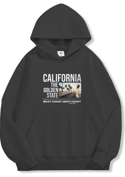 Unisex Sweatshirt Oversize Hoodie California Golden State