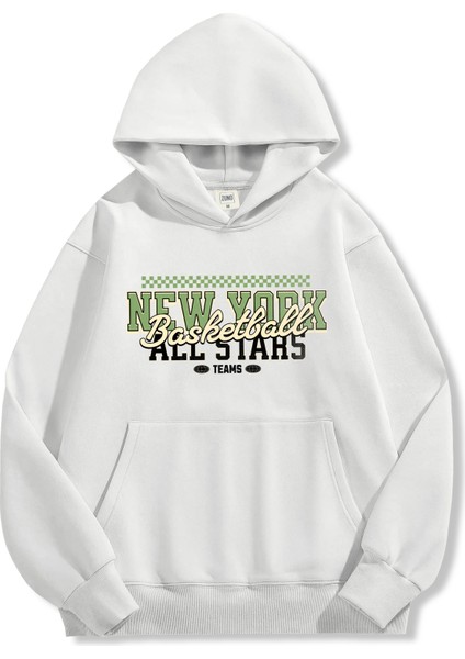Unisex Sweatshirt Oversize Hoodie New York Basketball