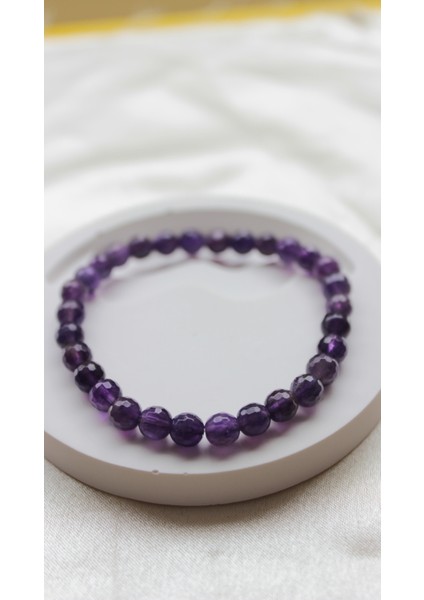 Doğal Taş Ametist Bileklik