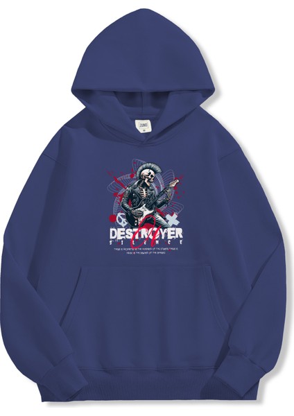 Unisex Sweatshirt Oversize Hoodie Death Guitarist fiyatları