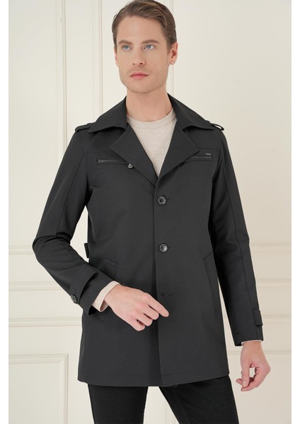 Ka 086 Slim Fit Siyah Spor Kaban modelleri