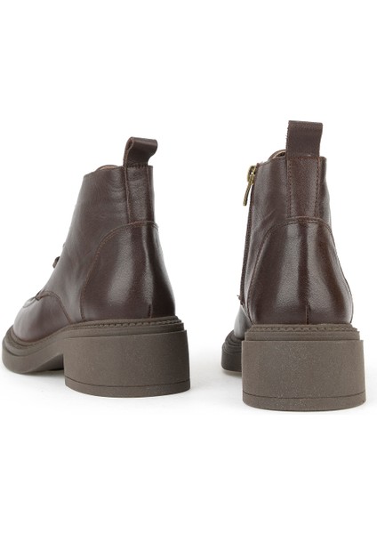 , Kadın Hakiki Deri Bot 1531022Z7646 Kahve
