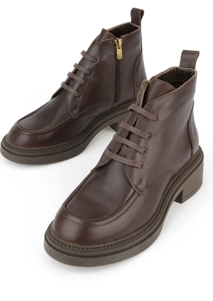 , Kadın Hakiki Deri Bot 1531022Z7646 Kahve