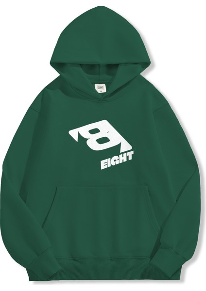 Unisex Sweatshirt Oversize Hoodie Eight