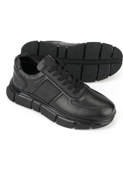 , Erkek Hakiki Deri Ayakkabı 1531025Z2510 Siyah fırsatları