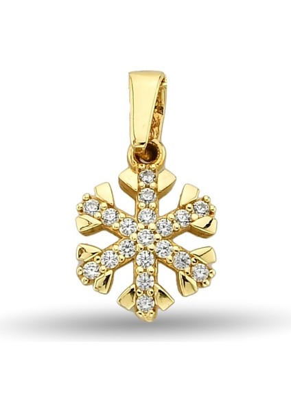 Altın Kar Tanesi Kolye modelleri