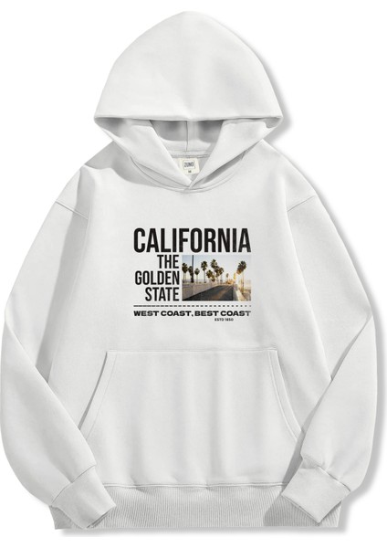 Unisex Sweatshirt Oversize Hoodie California Golden State