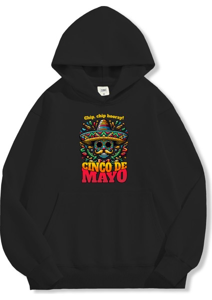 Unisex Sweatshirt Oversize Hoodie Cinco De Mayo modelleri
