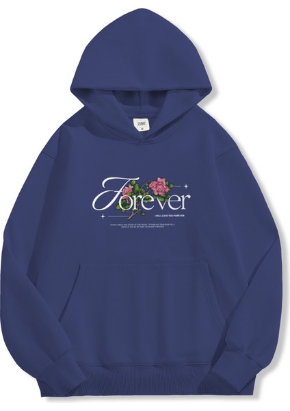 Unisex Sweatshirt Oversize Hoodie Forever Floral fiyatları