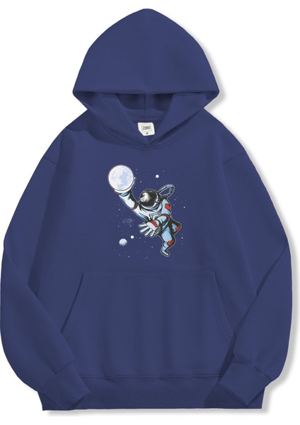 Unisex Sweatshirt Oversize Hoodie Astronaut Moon Dunk fiyatları