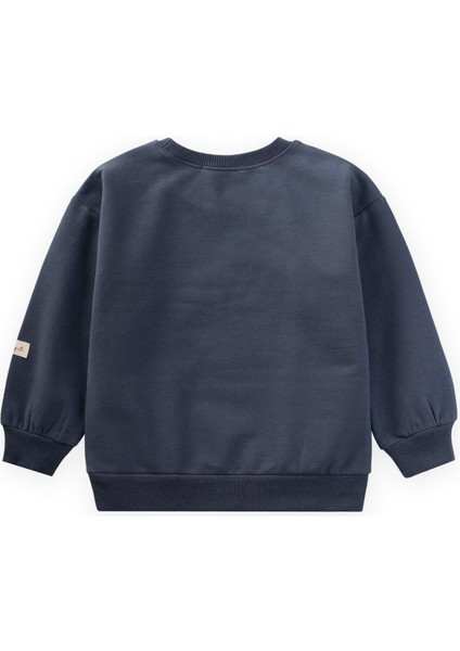 At Aplikeli Sweatshirt 1-6 Yaş Lacivert