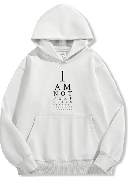 Unisex Sweatshirt Oversize Hoodie I Am Not Perfect