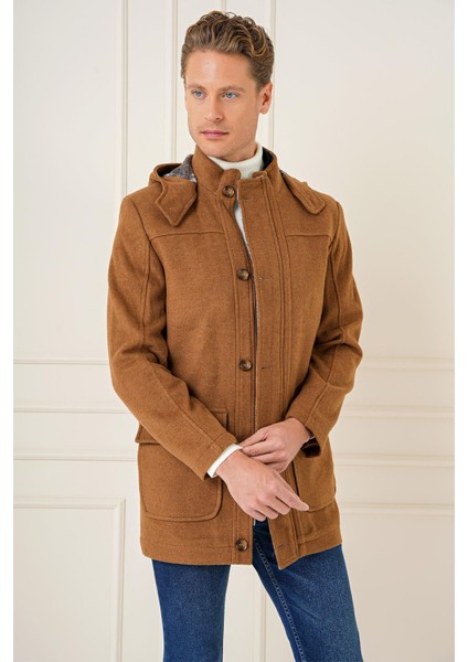 Ka 083 Slim Fit Camel Spor Kaban fiyatları