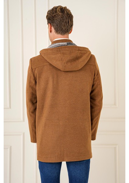 Ka 083 Slim Fit Camel Spor Kaban