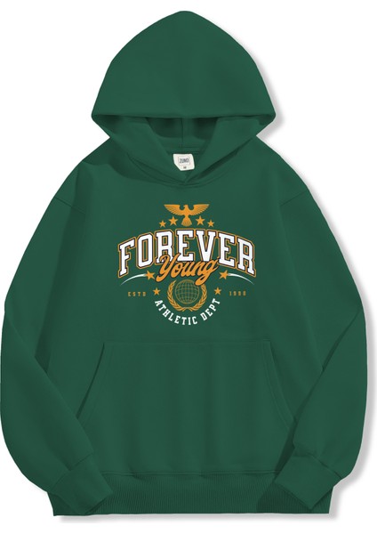 Unisex Sweatshirt Oversize Hoodie Forever Young
