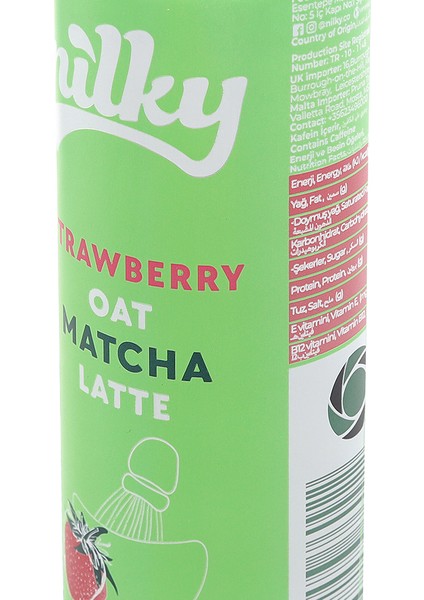 Yulaf Sütlü Çilekli Matcha Latte 6lı Paket modelleri