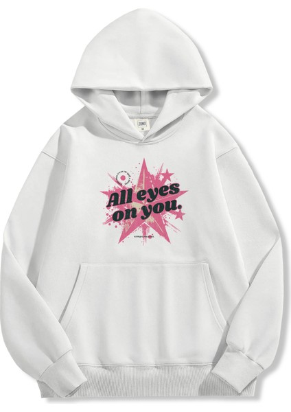 Unisex Sweatshirt Oversize Hoodie All Eyes On You