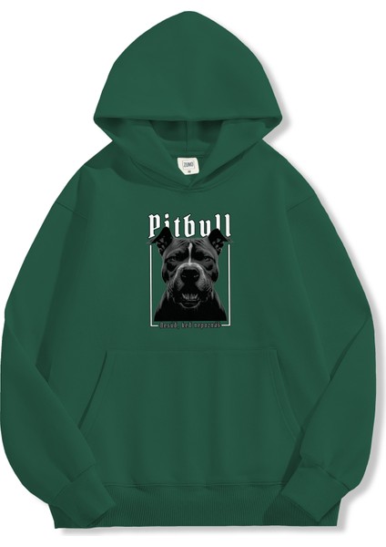 Unisex Sweatshirt Oversize Hoodie Pitbull Mood