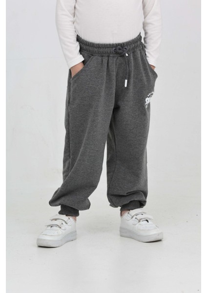 Erkek Çocuk Skate Baskılı Eşofman Alt