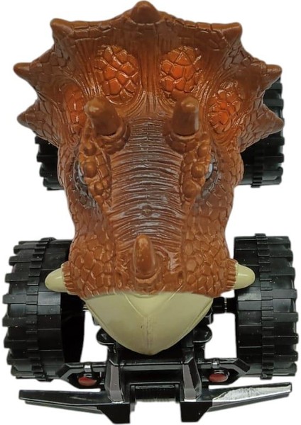 Sürtmeli Dinazor Robota Dönüşen Araba 14 cm - Kahverengi (Lisinya) fırsatları