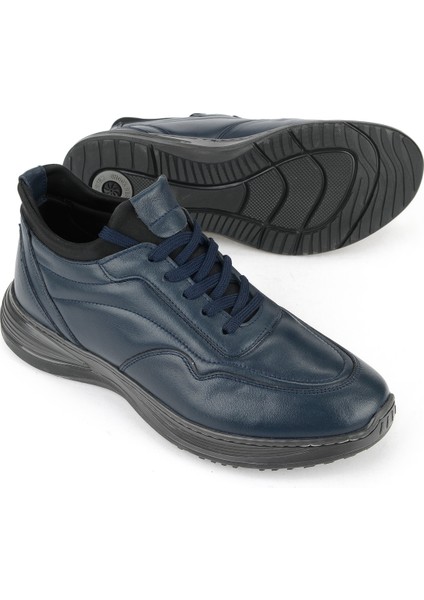 , Erkek Hakiki Deri Ayakkabı 1531002Z3059 Lacivert fırsatları