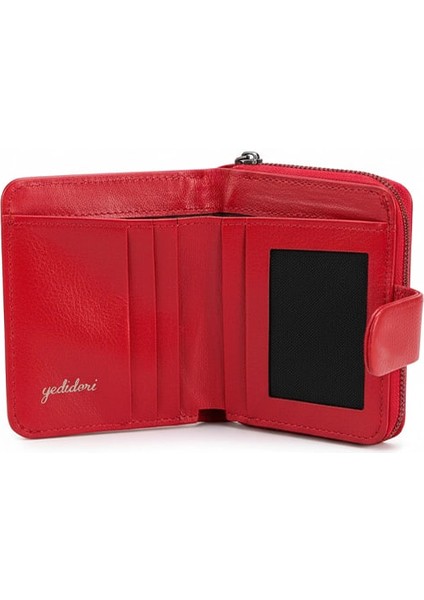 Deri Fermuarlı Küçük Kadın Cüzdanı indirimleri