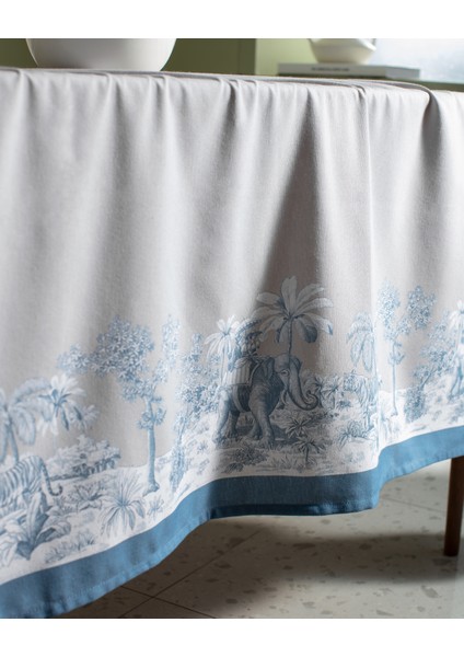 Ravage Masa Örtüsü - Gri/mavi - 150X150 cm fiyatları