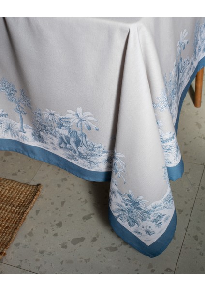 Ravage Masa Örtüsü - Gri/mavi - 150X150 cm modelleri