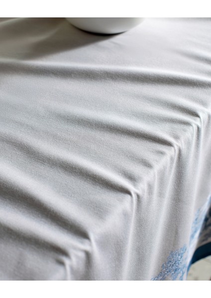 Ravage Masa Örtüsü - Gri/mavi - 150X150 cm