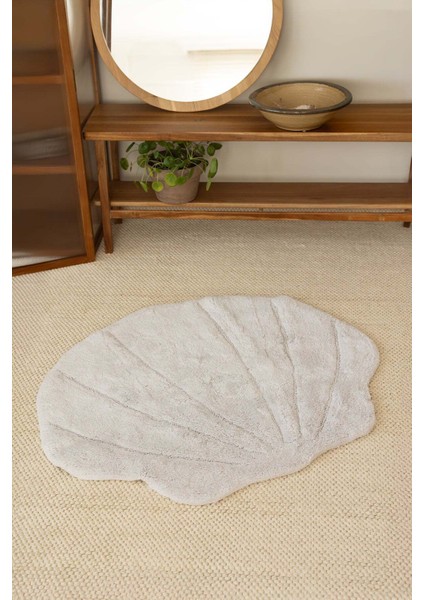 Le Perla Tekli Banyo Paspası Bambu 80X90 Gri