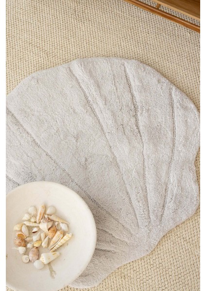 Le Perla Tekli Banyo Paspası Bambu 80X90 Gri fiyatları