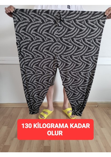 Kadın Bayan Büyük Battal Extra Jumbo Beden Viskon Penye Kumaş 1 Yan Cepli Pantolon Eşofman Altı Pijama Altı 130 Kilograma Kadar Olur Bol Likralı Esneyen Kumaş Bel Lastikli Süs Bagcıklı