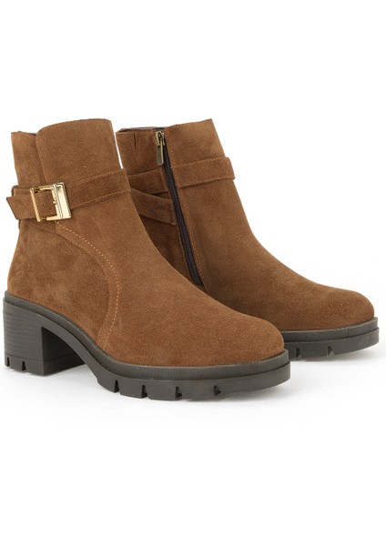 , Kadın Hakiki Deri Bot 1531022Z76942 Tütün indirimleri