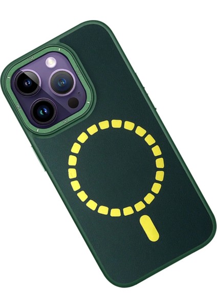 iPhone 13 Pro Kılıf HBC-156 Forum Magneticsafe Kapak - Koyu Yeşil fiyatları
