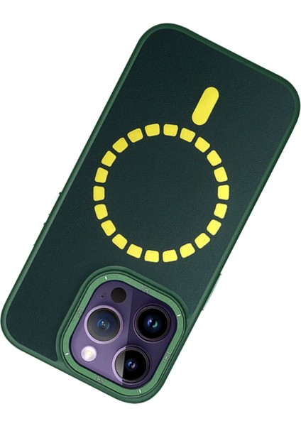 iPhone 13 Pro Kılıf HBC-156 Forum Magneticsafe Kapak - Koyu Yeşil modelleri