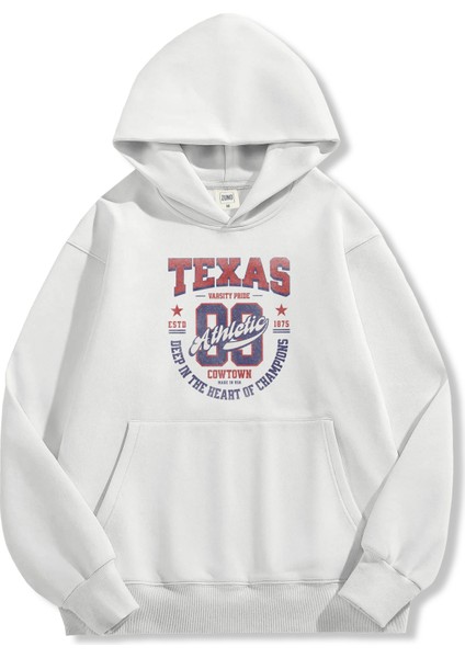 Unisex Sweatshirt Oversize Hoodie Texas Athletic