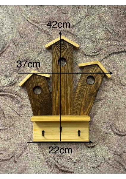 Kuş Yuvası Temalı Modern Anahtar Askılığı modelleri