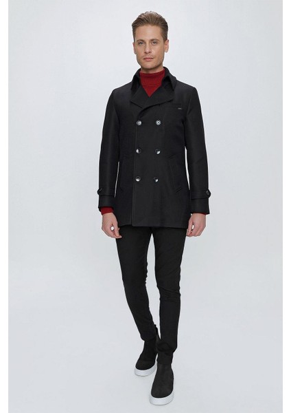 Ka 075 Slim Fit Siyah Spor Kaban indirimleri