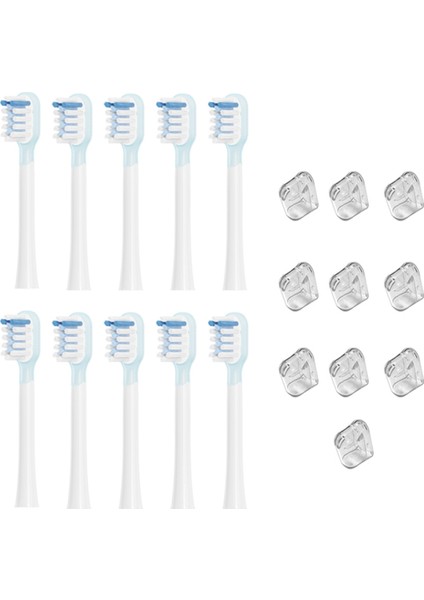 Laifen Tam Aralıklı Yedek Elektrikli Diş Fırçası Başlıkları Temiz Versiyon Temiz Stil (Yurt Dışından)