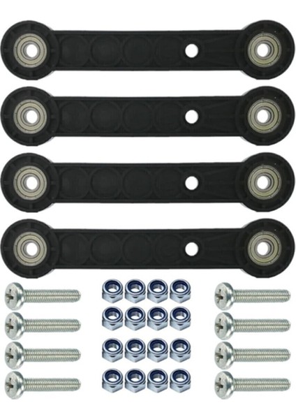 Beşik Sallama Çocuk Bebek Beşiği Aparatı Seti Siyah Iki Delik Arası 15CM modelleri