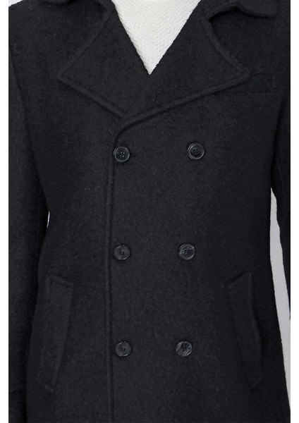 Ka 072 Slim Fit Siyah Spor Kaban