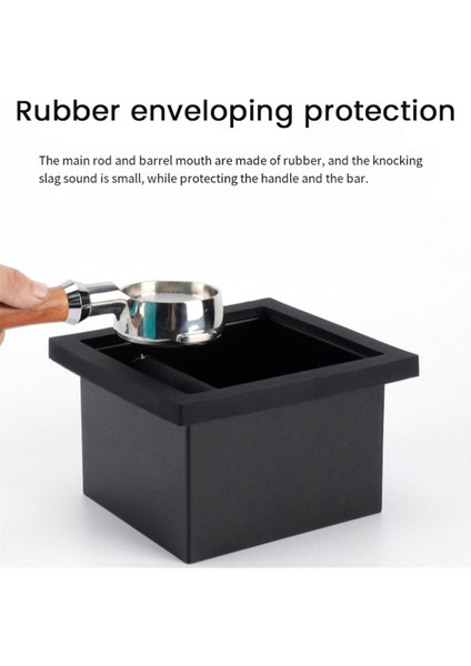 Kahve Telvesi Kutusu Masaüstü Gömülü Içi Boş Tabansız Telve Kutusu Kare Paslanmaz Çelik Kahve Dökme Telvesi Kovası (Yurt Dışından) indirimleri