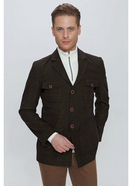 Ka 071 Slim Fit Boz Siyah Spor Kaban fiyatları