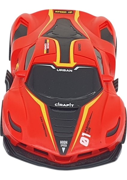 Sürtmeli Drift Arabalar 15 cm - D400-52 - Kırmızı (Lisinya) fırsatları