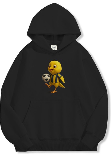Unisex Sweatshirt Oversize Hoodie Fener Chick modelleri